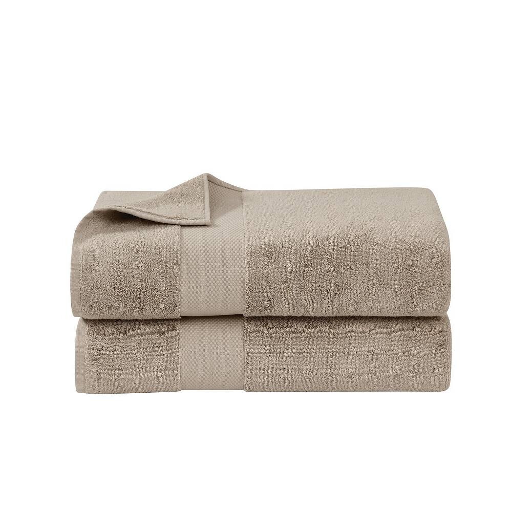

Комплект банных простыней из 2 предметов из турецкого хлопка Brooklyn Loom, цвет Beige Khaki