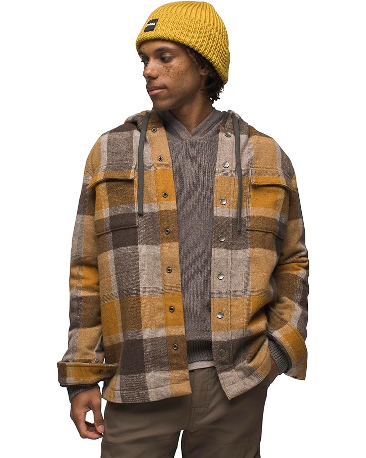 

Рубашка Prana Asgard Hooded Flannel, цвет Bed Rock