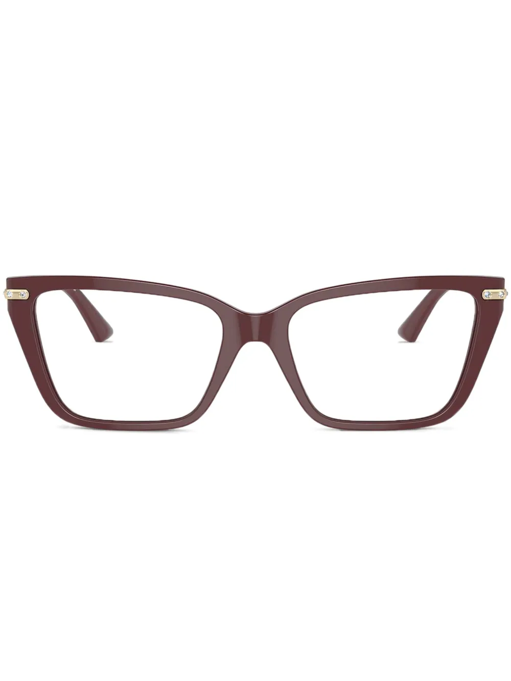 

Очки в оправе 'кошачий глаз' Jimmy Choo, красный