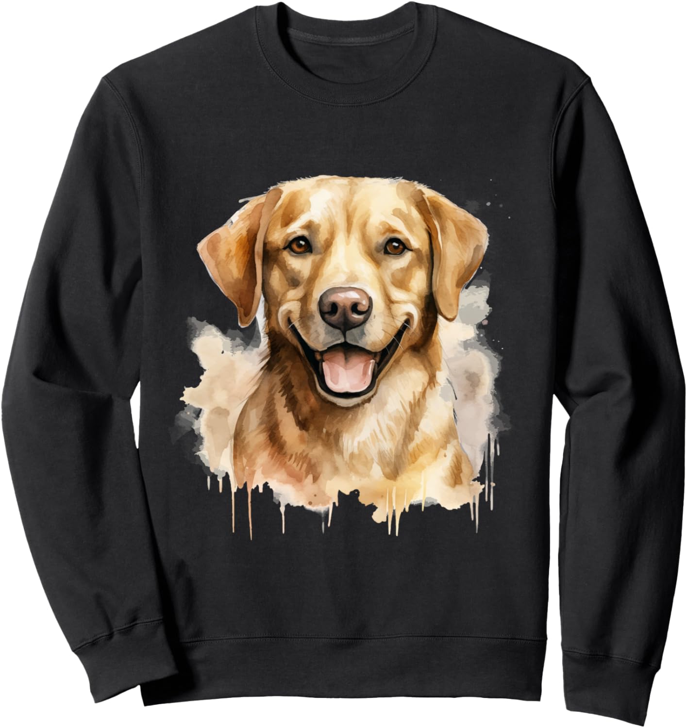 

Толстовка с изображением лабрадора в акварельном стиле Labrador Retriever Dog Gifts For Dog Lovers, черный