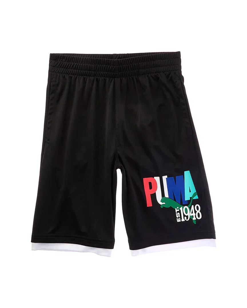 Шорты PUMA Paradise Interlock, черный