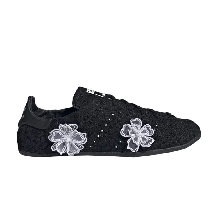 Кроссовки Adidas atmos pink x Wmns Stan Smith Lo Pro, Floral Lace