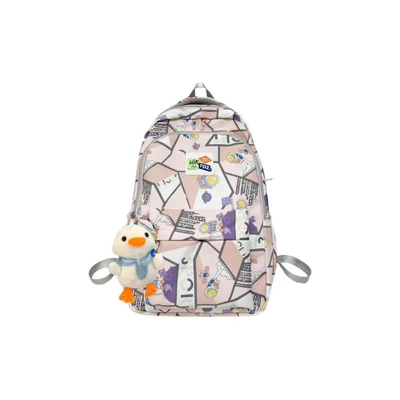 

NOMK Техническая тканевая сумка для ноутбука, Pink (Comes with Charm)
