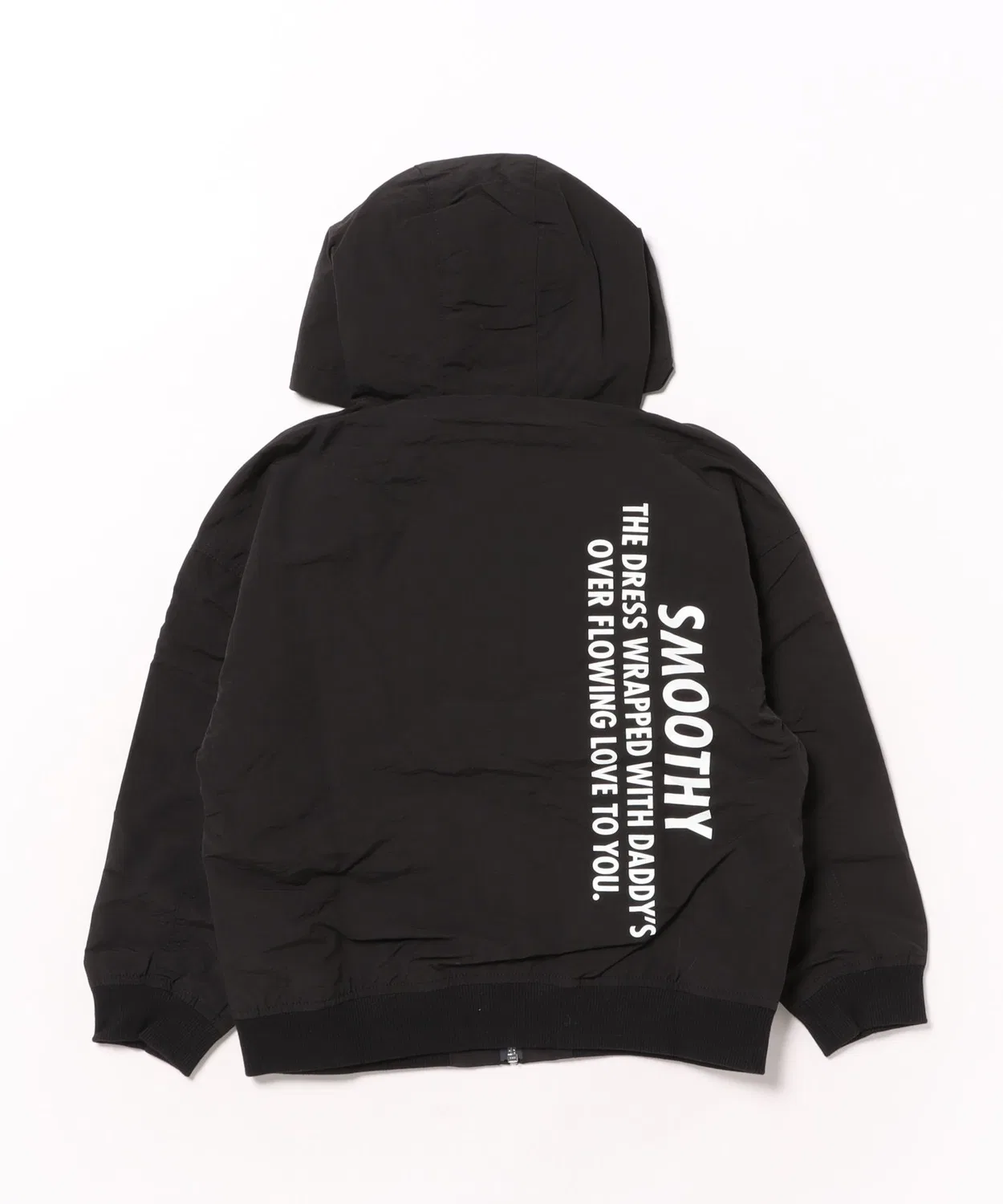 Куртка-парка детская Smoothy Nylon Zip parka из нейлона, хаки — фото 4
