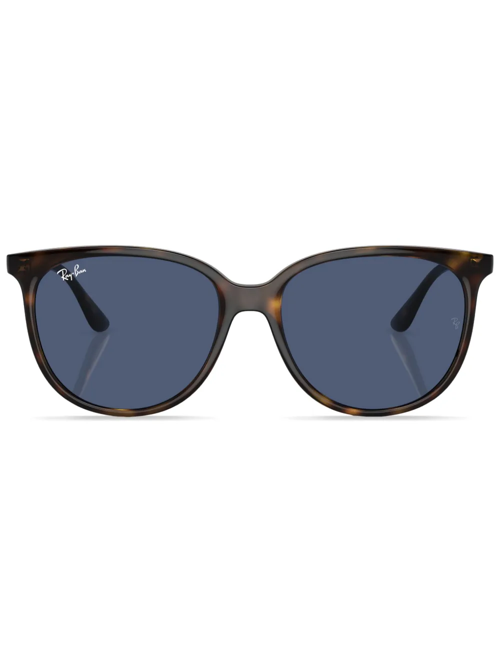 

Солнцезащитные очки в квадратной оправе черепаховой расцветки Ray-Ban, зеленый