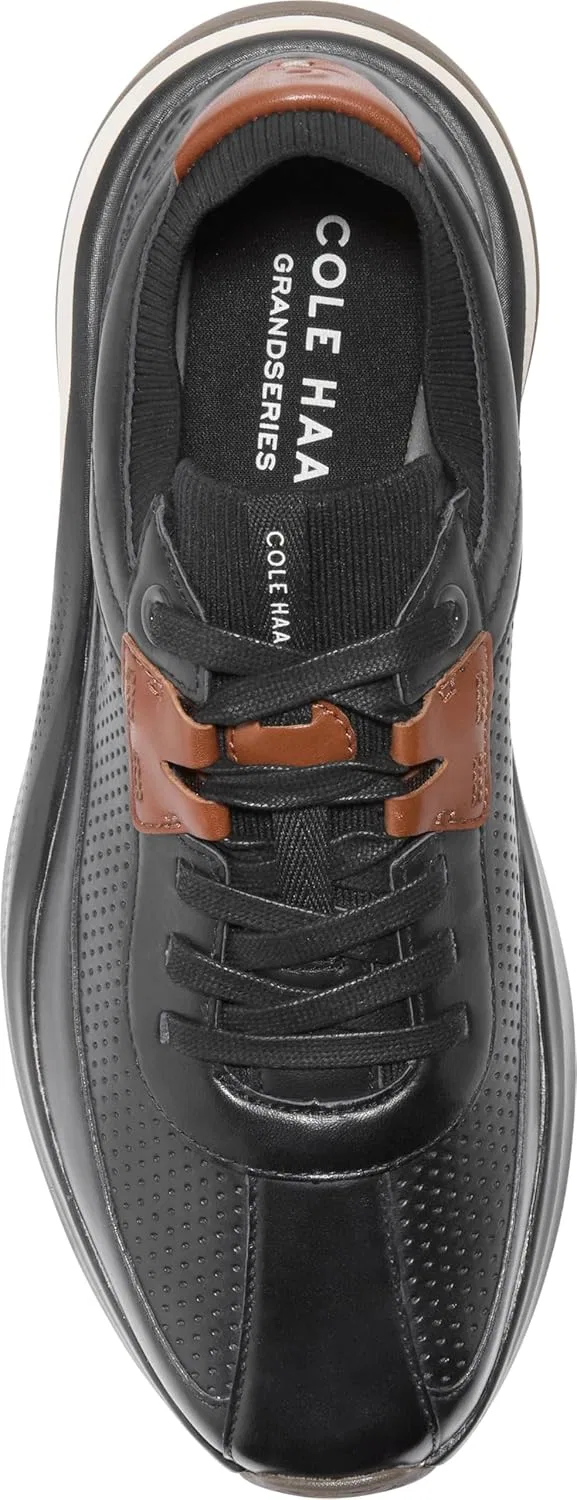 Мужские кожаные кроссовки Cole Haan Grandpro All Day, Black British Tan — фото 4