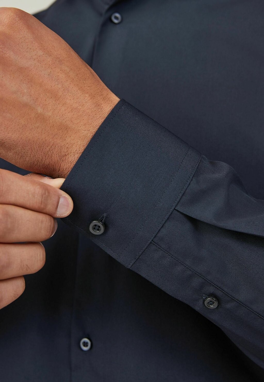 Официальная рубашка REGULAR FIT SINGLE CUFF Next, светло-голубой — фото 4