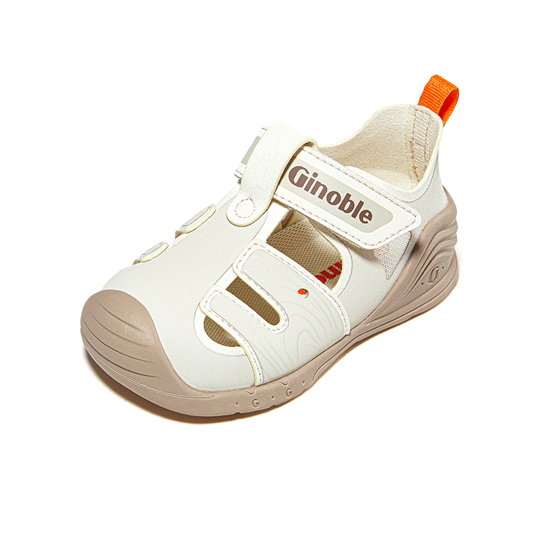 Обувь для малышей Fabric Abrasion Resistant Breathable Low top GINOBLE, peach розовый — фото 3