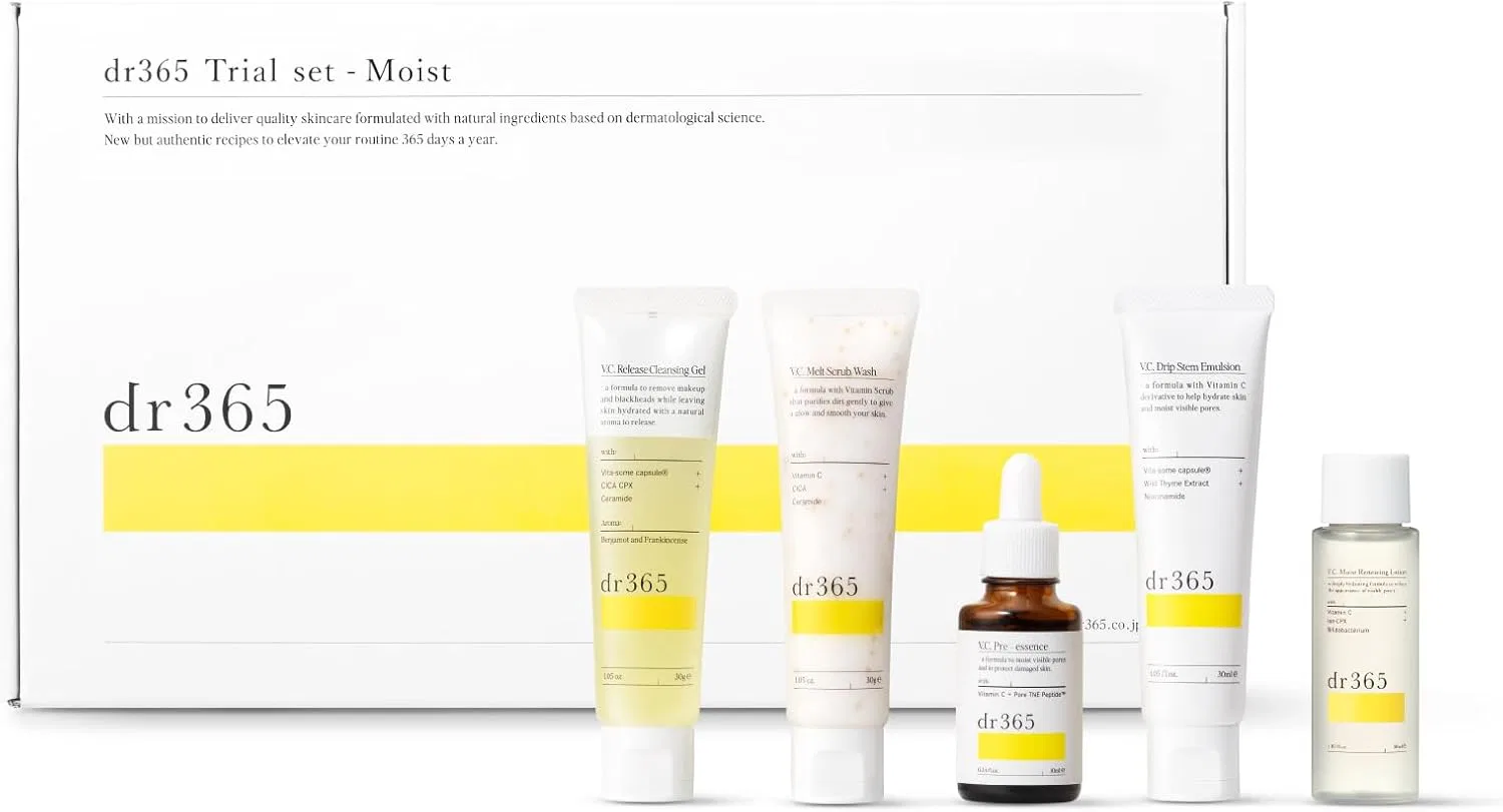 Набор косметики Dr365 Moist Vitamin C для ухода за кожей Dr365 (Doctor Sanrokugo)