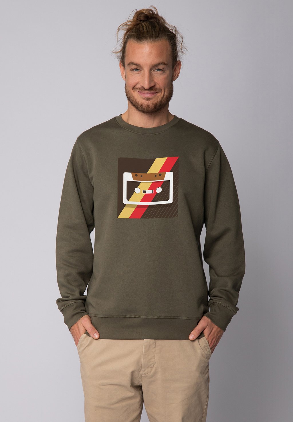 

Толстовка KASSETTE watapparel, хаки