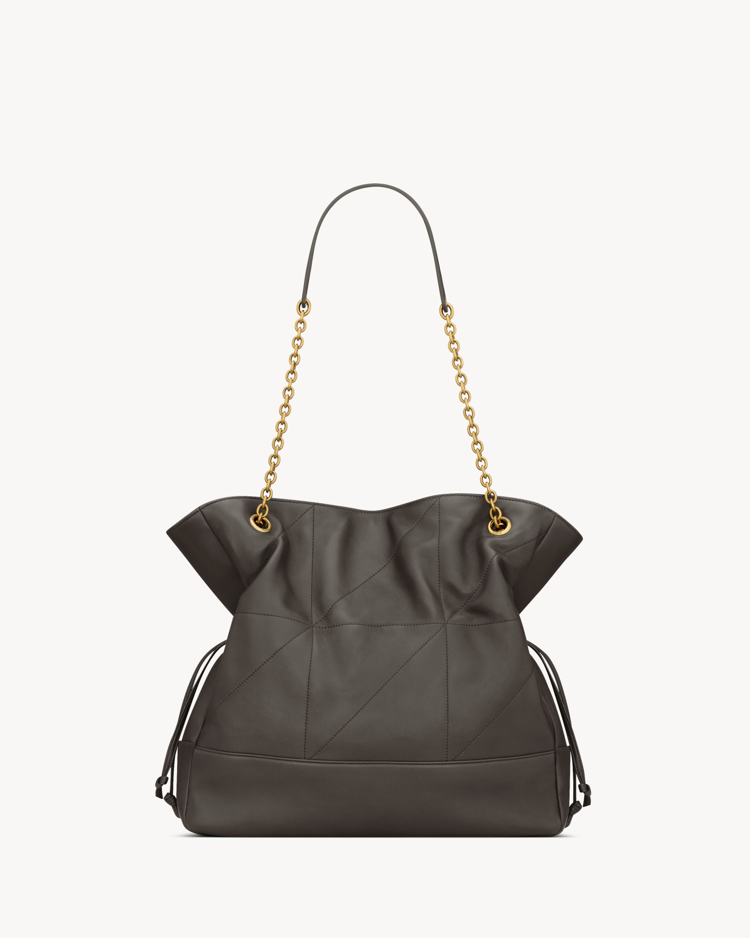 Сумка JAMIE SHOPPING из овечьей кожи Saint Laurent, серый/серебряный — фото 4