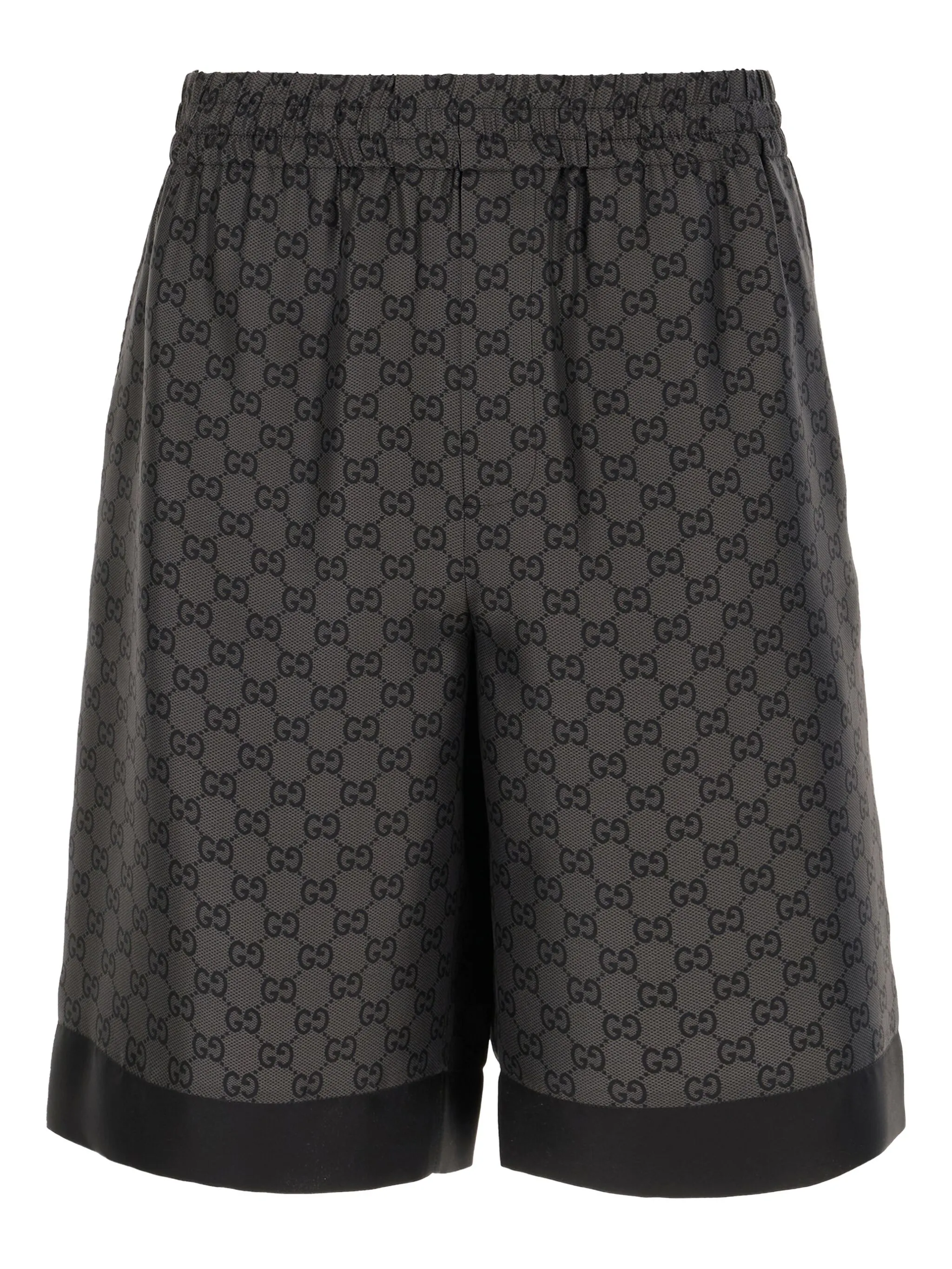 

Спортивные шорты с эластичным поясом и логотипом GG Gucci, серый