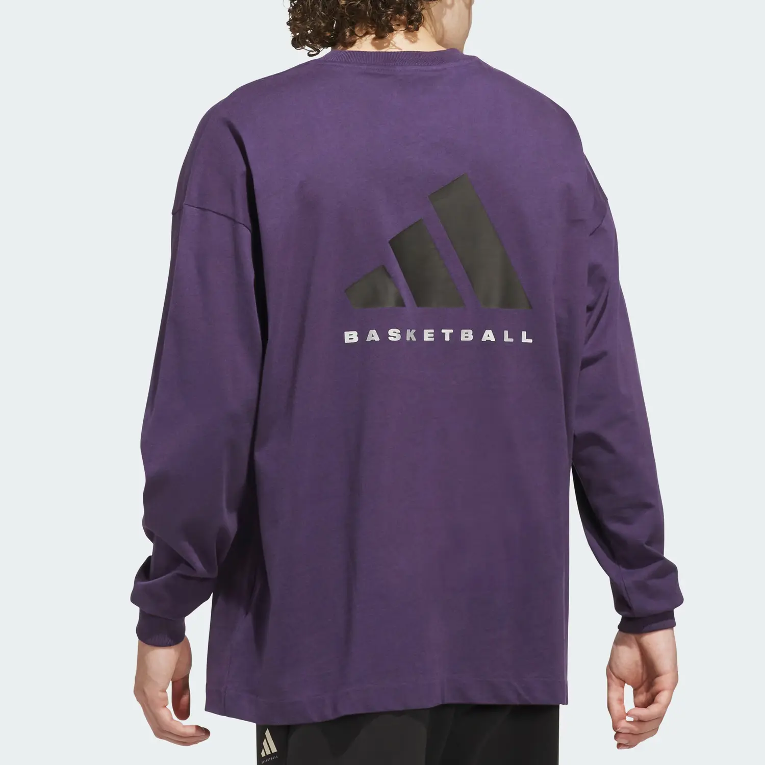 Футболка Unisex Adidas, фиолетовый — фото 4