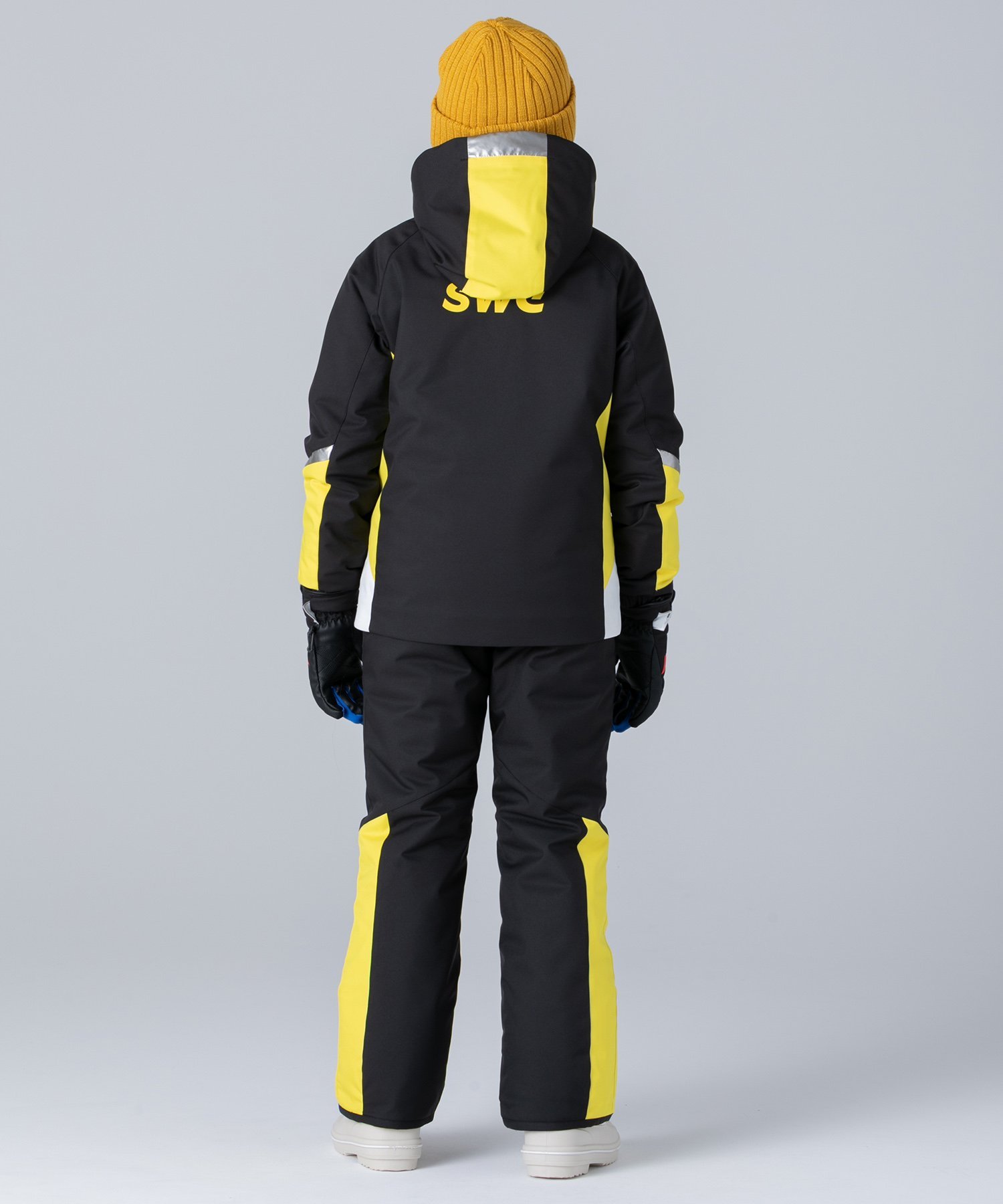 Детский двухсекционный костюм Phenix Skiwear Sweden, BLACK — фото 3