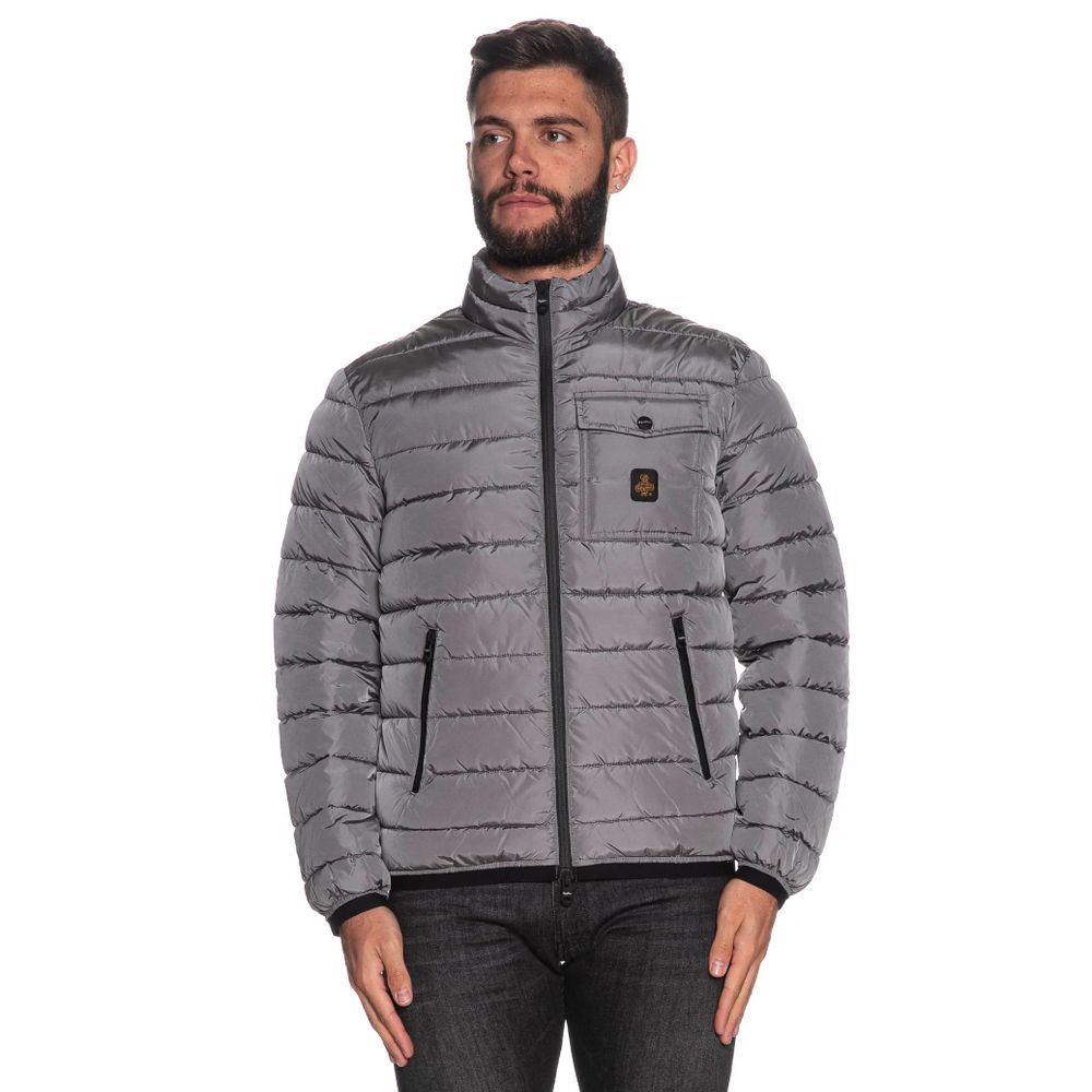 

Куртка из серого нейлона Refrigiwear