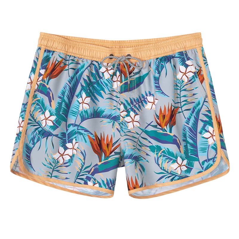 

Шорты пляжные мужские Blue And Yellow Paradise Bird SURFCUZ, Blue Yellow Paradise Bird