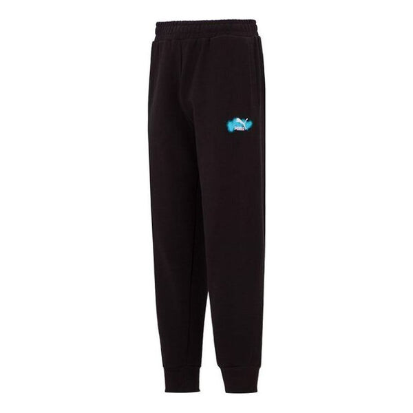 

Брюки trend graphic logo pants 'black' Puma, черный