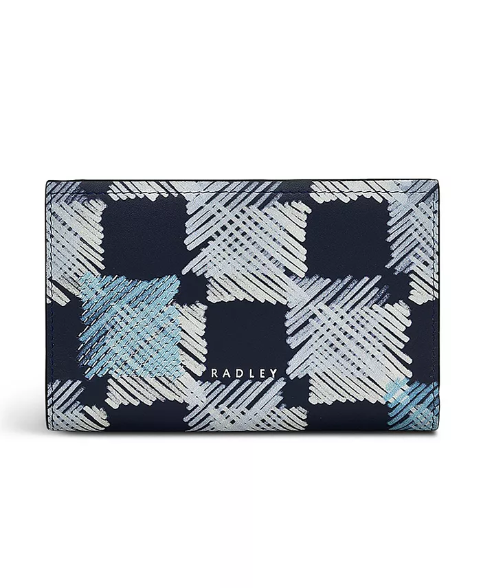 

Кошелек Check Me Out с двумя отделениями Radley London, синий