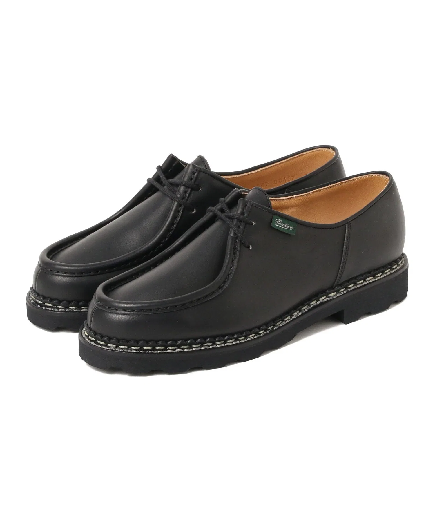 Мужские кожаные туфли Paraboot MICHAEL чёрные
