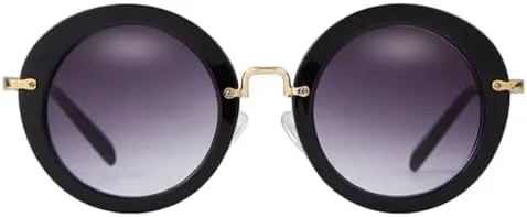 

Ретро круглые очки для женщин с градиентными линзами, модные солнцезащитные очки с HD-линзами и защитой от УФ-излучения UV400 для летнего сезона MTZJH, C1