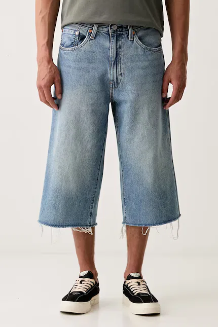 Шорты джинсовые свободные 478 багги Capri Levi's, синий