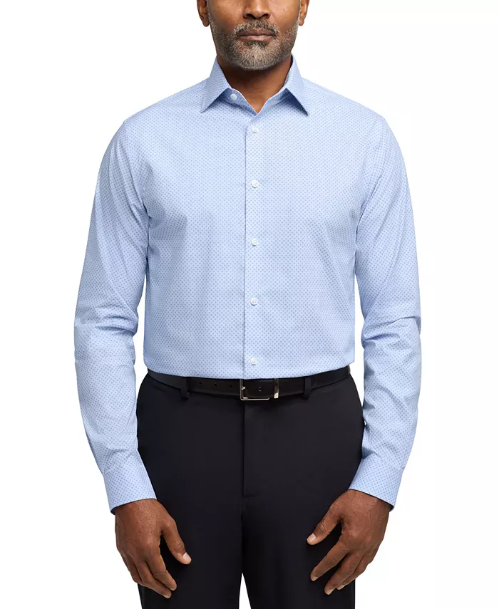 

Мужская классическая рубашка Regular Fit Comfort Stretch Michael Kors, синий