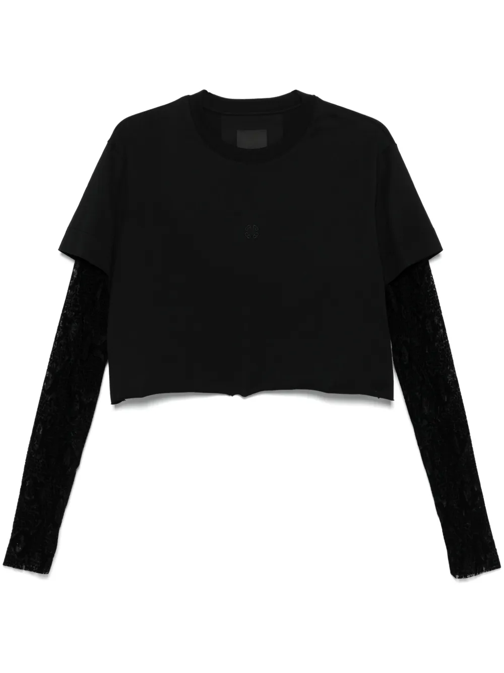 

Укороченная футболка Givenchy, черный