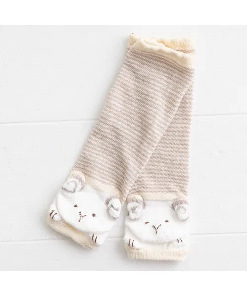 Гетры детские органические с анималистичным мотивом POMPKINS BABY, 28.5 см