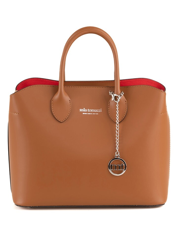 

Сумка Mia Tomazzi Leder-Henkeltasche, цвет Cognac