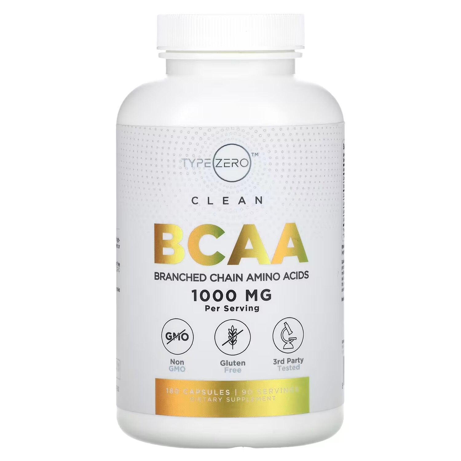 

TypeZero Clean BCAA 1000 мг, 180 капсул (500 мг на капсулу)