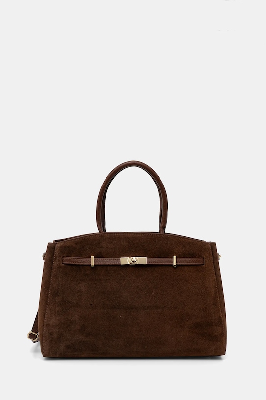 

Замшевая сумка Answear.LAB, коричневый