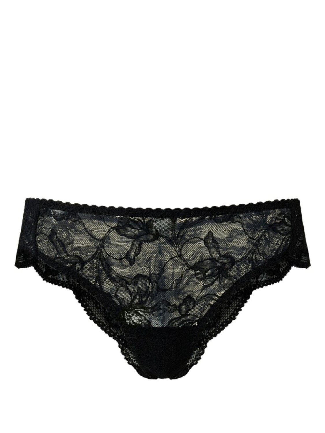 

TWINSET Кружевные бразильские трусики, черный