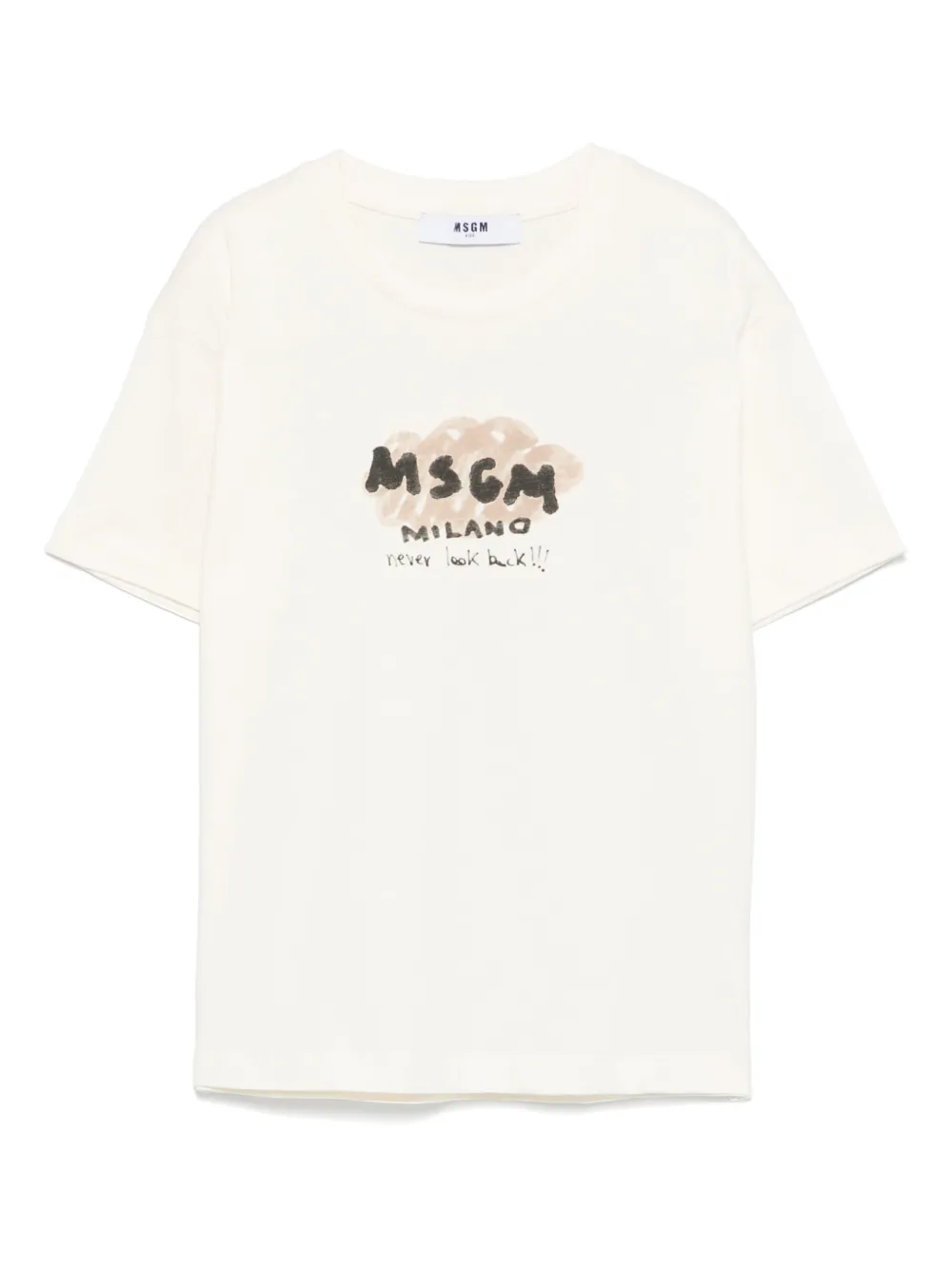 

Футболка с логотипом MSGM Kids, нейтральный