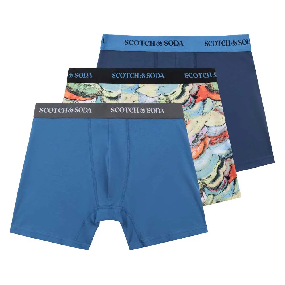 

Боксеры 3 шт Scotch & Soda SSSP25M153378, разноцветный