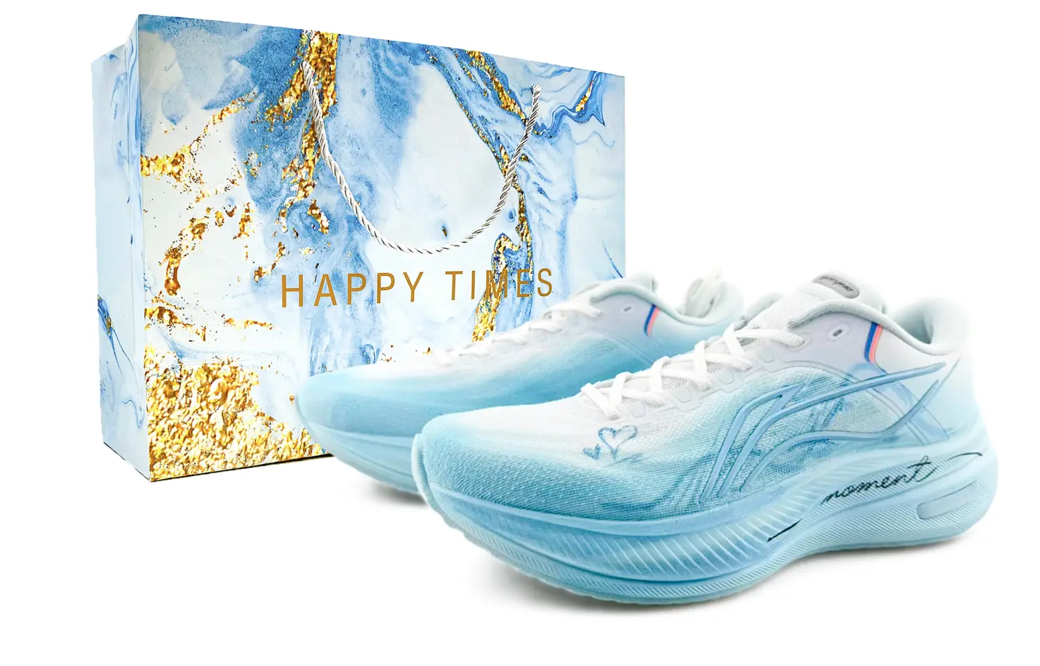 

Li-Ning Li Ning Yueying 5 Cushioning, Wear Resistant Low top Casual City Commute Running Shoes Men's Blue