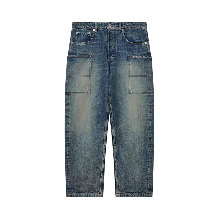 

Джинсы Kenzo Cargo Monkey Fit Jeans 'Ten Wash Denim', синий
