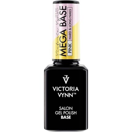 Victoria Vynn Mega Base Hard & Long Nails УФ-гибридный гель-лак со светодиодной подсветкой, 15 мл, розовый — фото 3