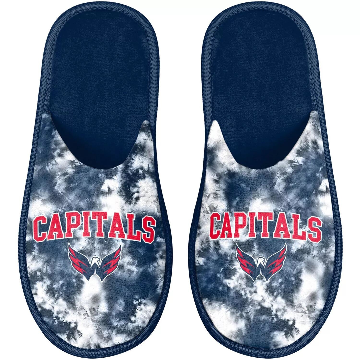 

Женские тапочки с логотипом FOCO Washington Capitals Iconic