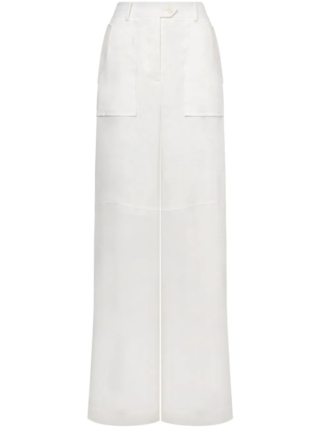 

Alberta Ferretti брюки широкого кроя, белый