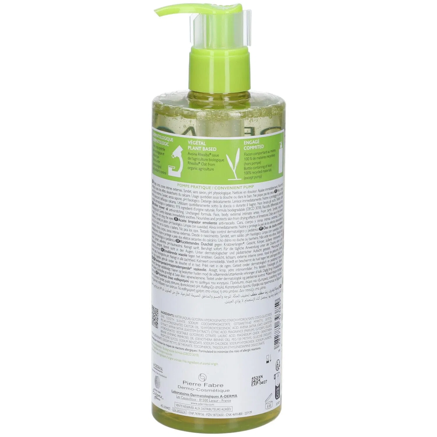 Масло для душа A-DERMA Exomega Control ‎A-Derma — фото 4