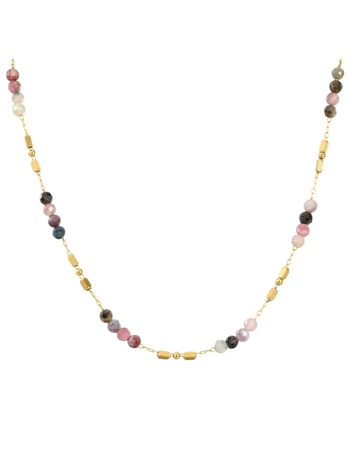 

Eastside NY Колье из нержавеющей стали с турмалином в оправе из желтого золота