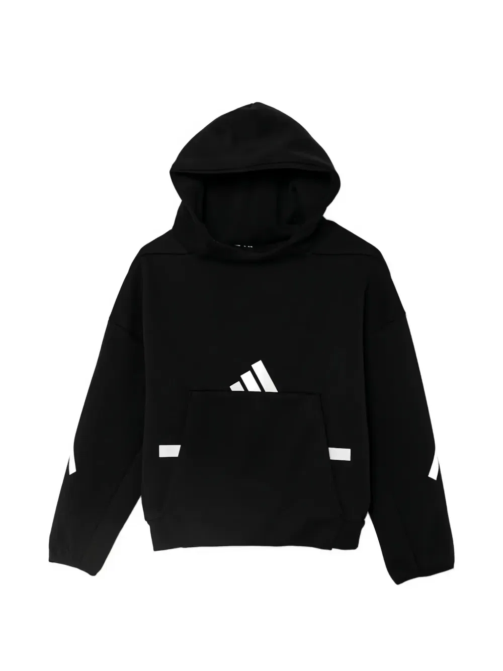 Толстовка с капюшоном и логотипом Adidas Kids, черный