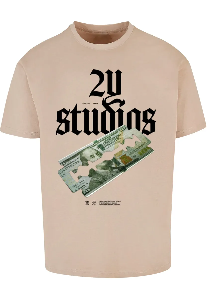 

Футболка 2Y Studios " 2Y Studios Мужская футболка большого размера с бритвой", цвет Wet Sand