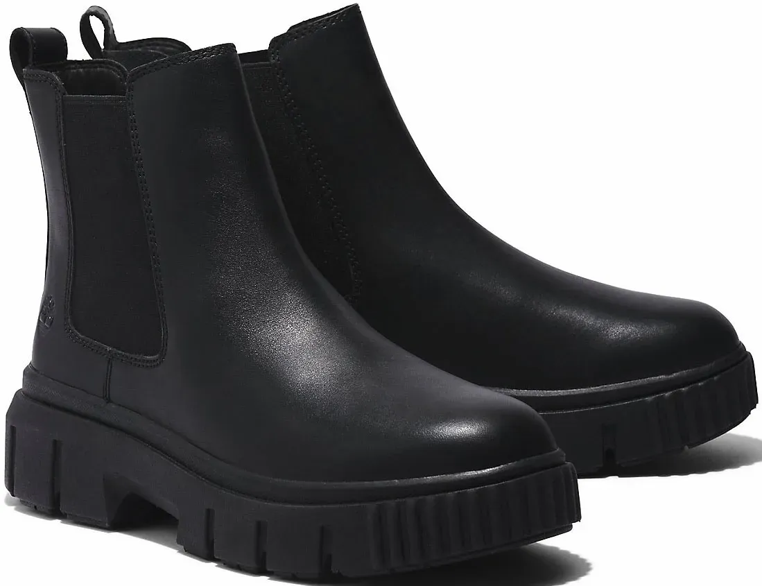 Ботинки Timberland Greyfield Chelsea на толстой подошве, черный