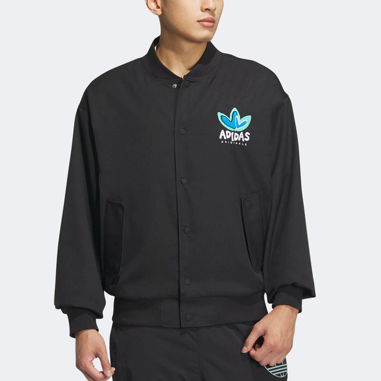 Куртка adidas originals Logo IK8663, черный — фото 2