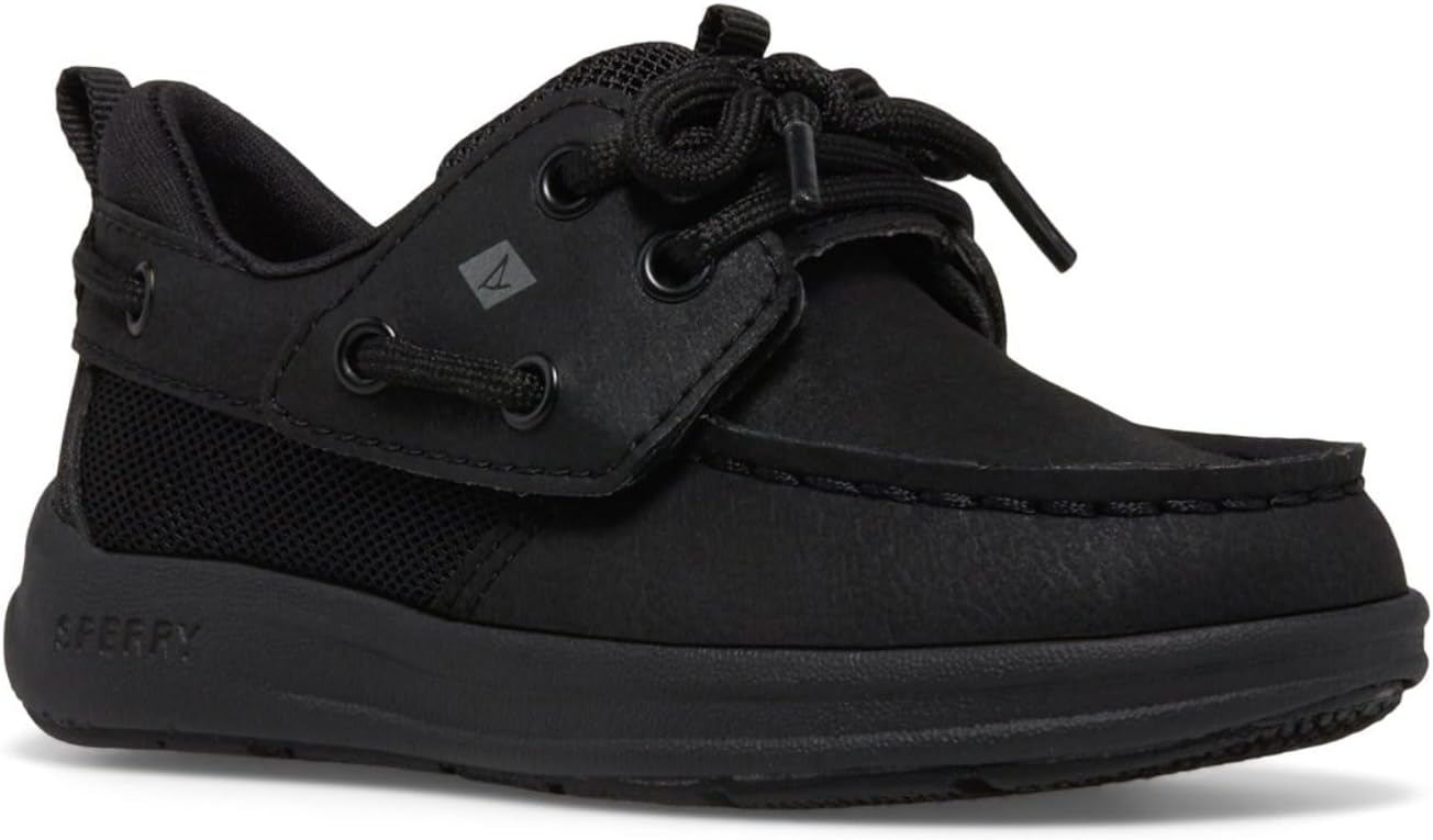 Детские туфли Sperry Fairwater Plushwave JrBoat Shoe, черный — фото 2