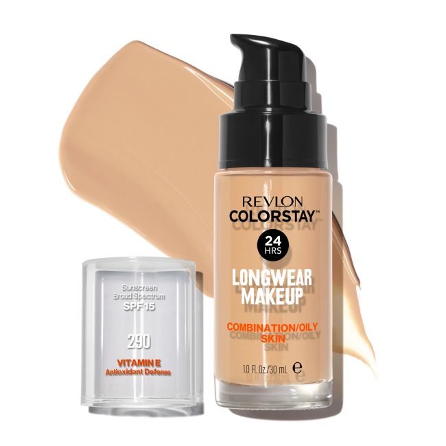 Colorstay spf15 витамин Е стойкая тональная основа Revlon, цвет 290, 30 мл — фото 2
