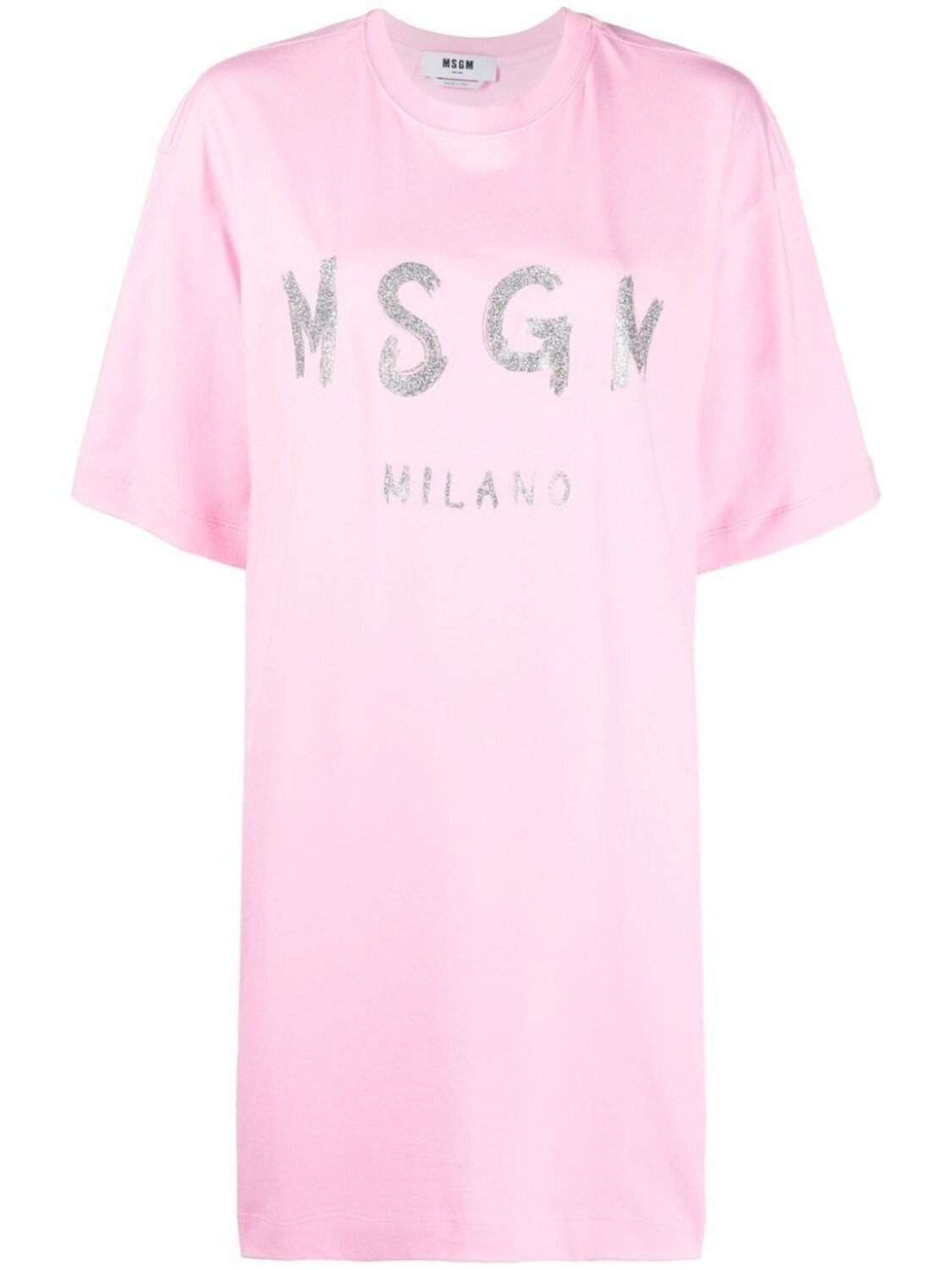 

MSGM платье-футболка с логотипом, розовый