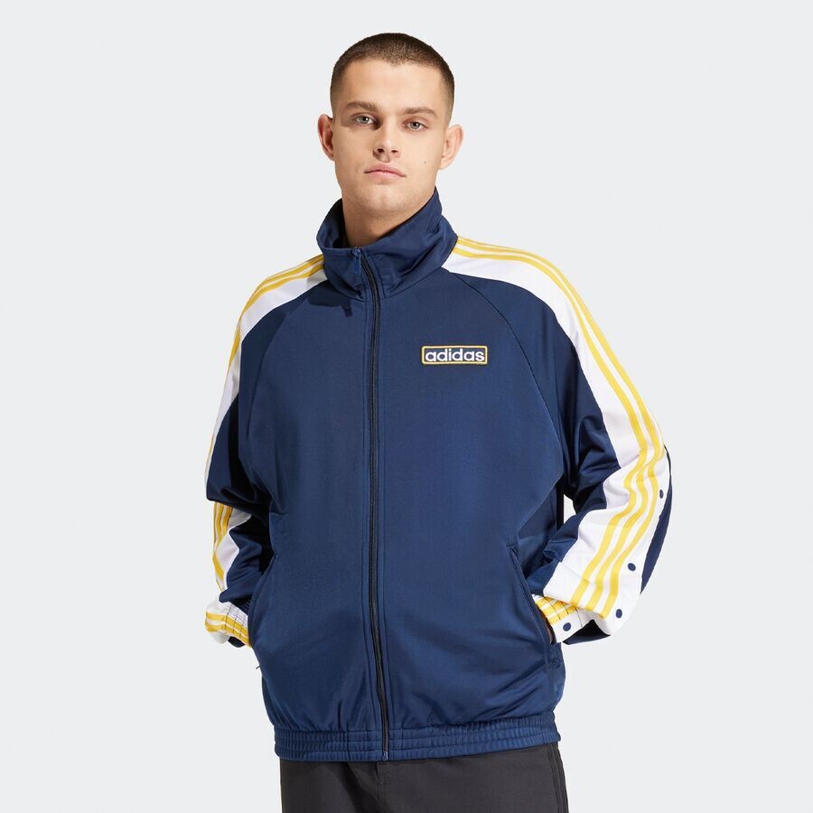 

adicolor тренировочная куртка Adibreak adidas Originals, цвет night indigo/white/bold gold