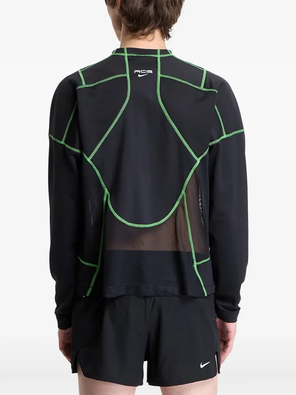 Верх с контрастной строчкой ACG Vault Nike, черный — фото 3